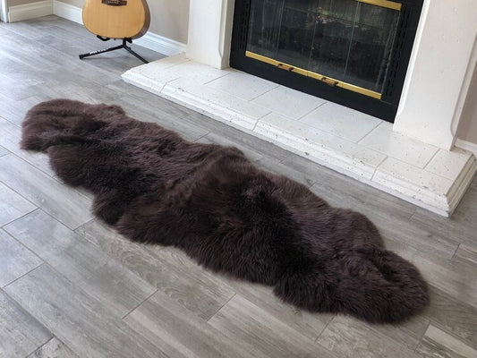 Genuine Sheepskin-Double Pelt 2'X6' (60cm x 175cm)