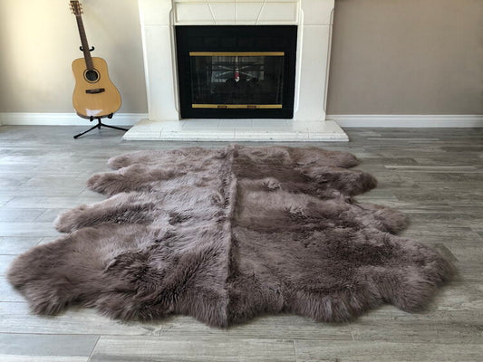 Genuine Sheepskin Octo -Eight Pelt 5'7''x6'8'' (170cm x 200cm)