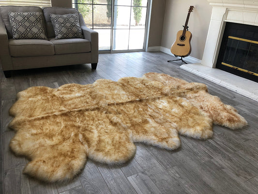 Genuine Sheepskin Decto-Ten Pelt 5'7''x8'2'' (170cm x 245cm)