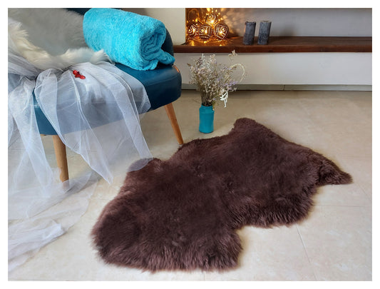 Genuine Sheepskin Single Pelt 2'X3' (60cm x 90cm)