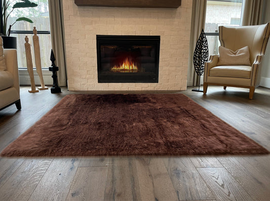 Faux sheepskin rug Faux Square Shape 144'' (360x360cm)