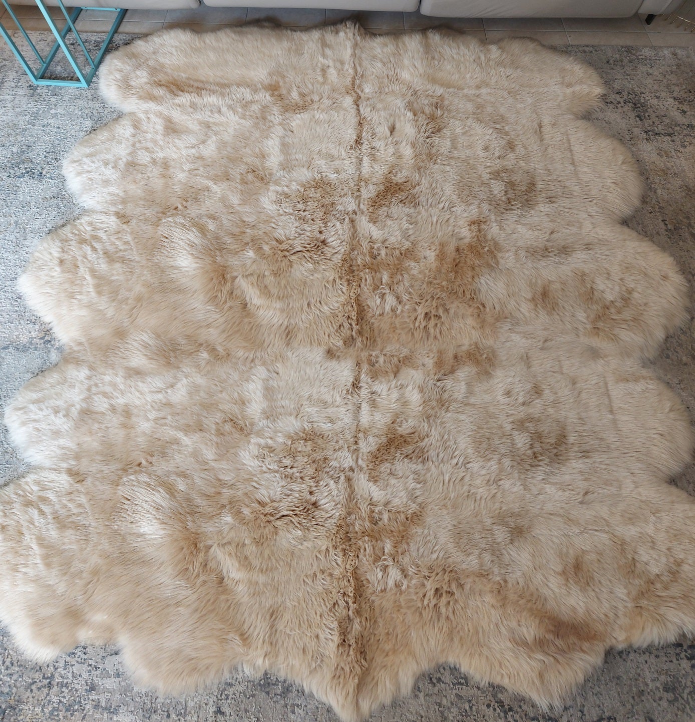 Genuine Sheepskin  Decto-Ten Pelt 5'7''x8'2'' (170cm x 245cm)