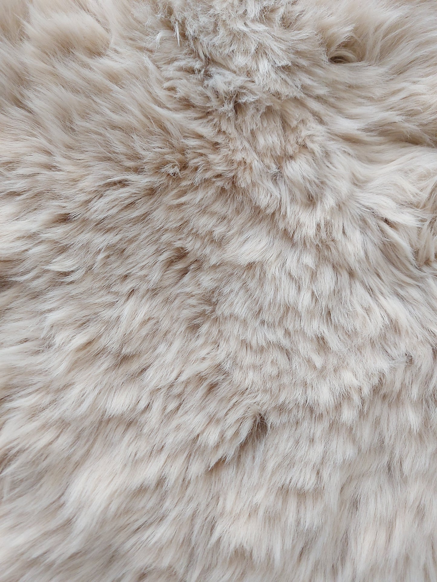 Genuine Sheepskin-Two Pelt Side by Side 3'x3'2 (90cm x 95cm)