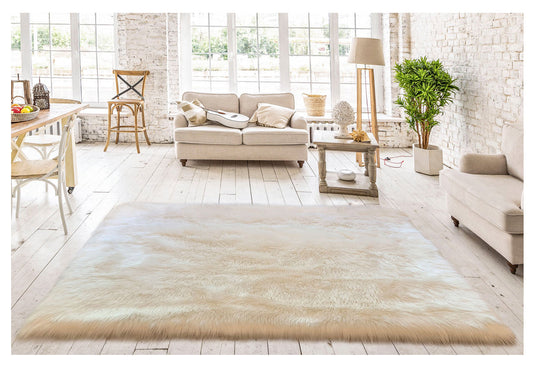 Faux sheepskin rug  Faux Square Shape 144'' (360x360cm)